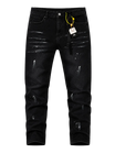 Jean Purple Manchas