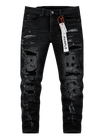 Jean Purple Parche / Manchas