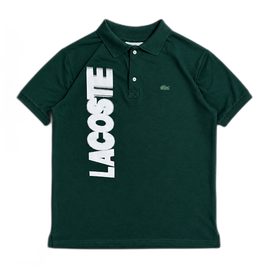 Chomba Lacoste Verde Vertical