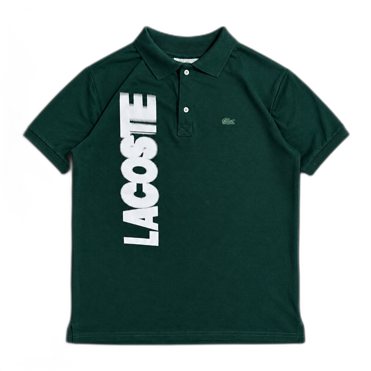 Chomba Lacoste Verde Vertical