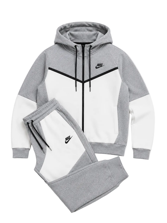 Conjunto Nike Tech White & Grey