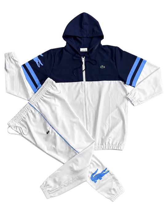 Conjunto Lacoste Sport Navy / White