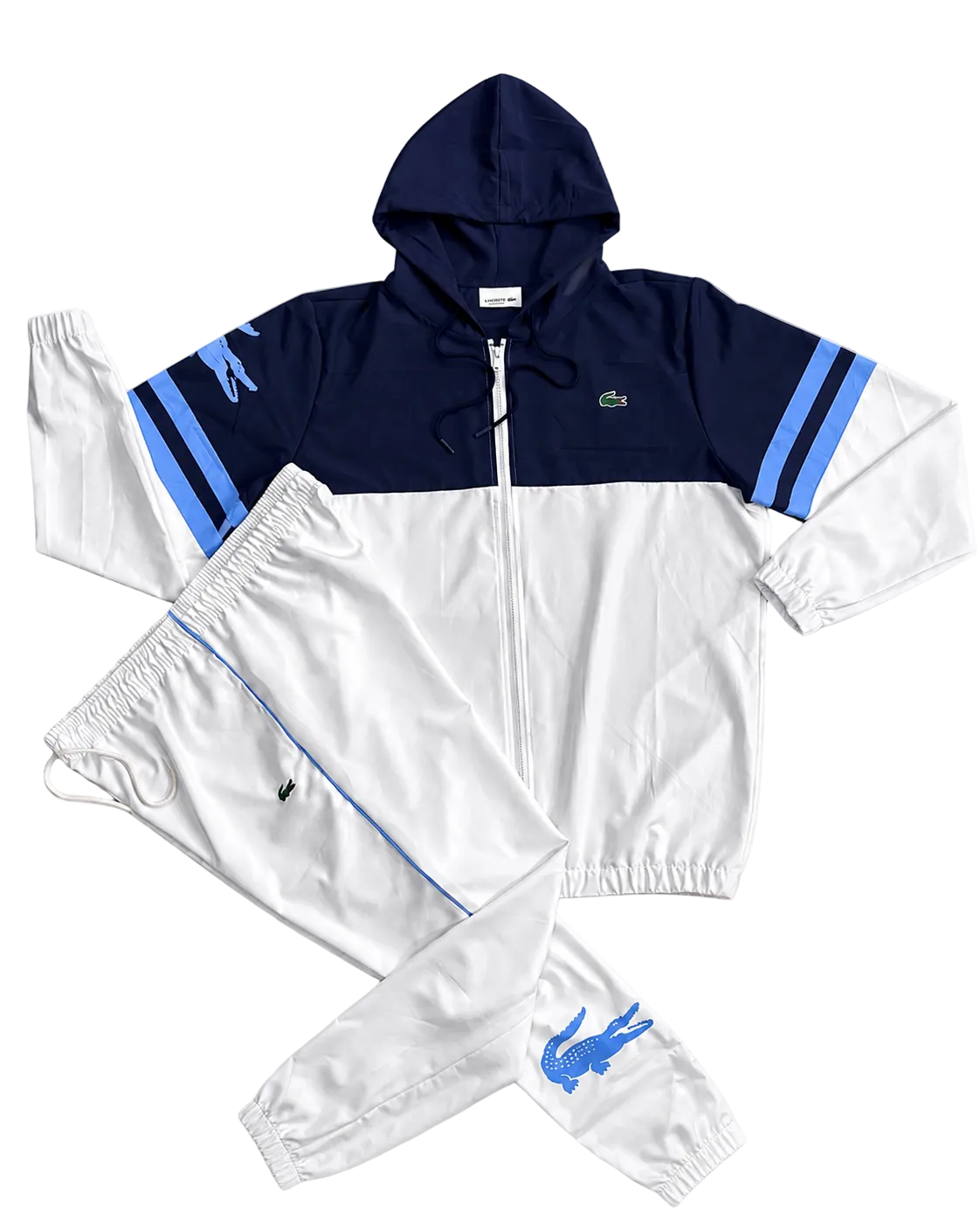Conjunto Lacoste Sport Navy / White