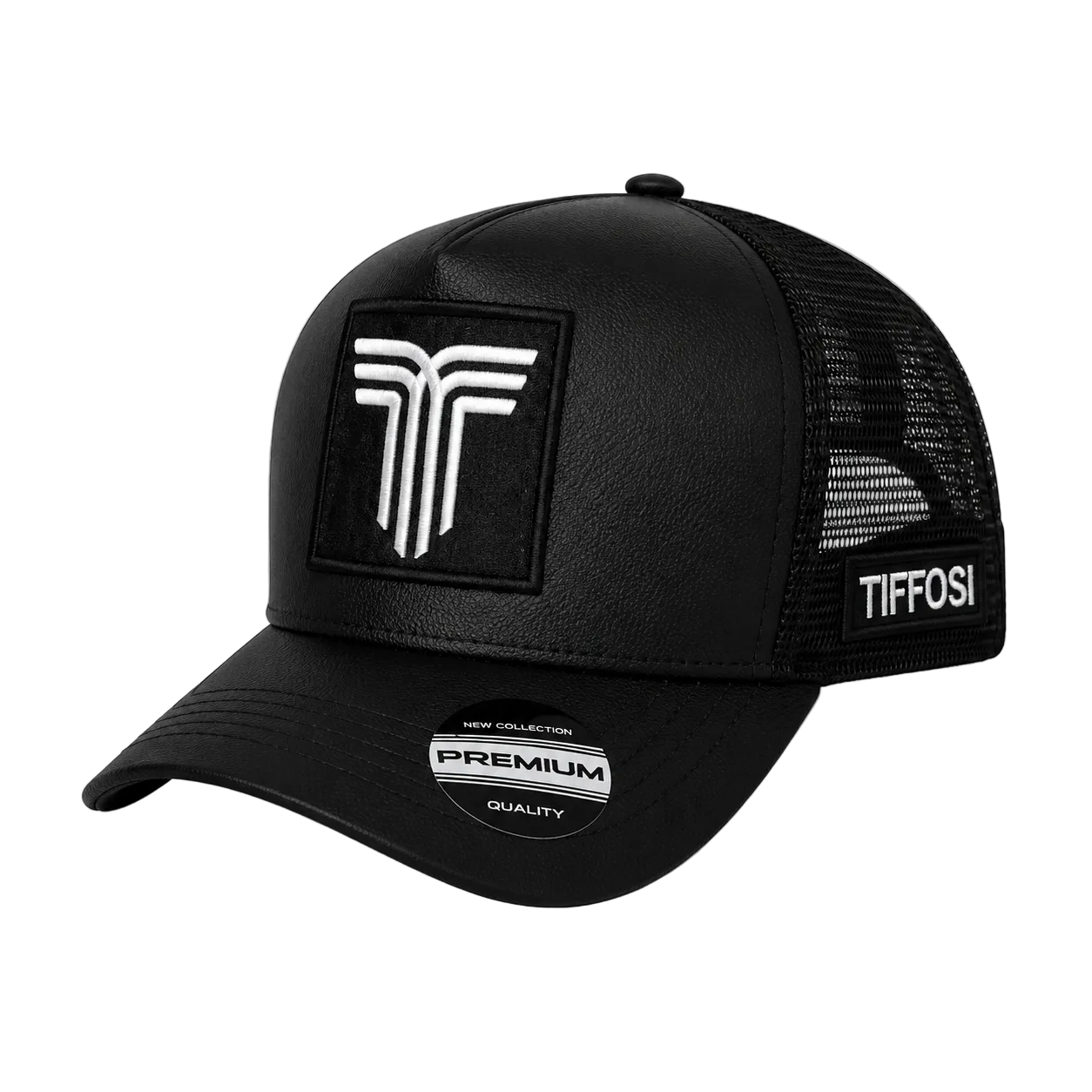 Gorra Tiffosi Trucker Patch Negra