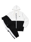 Conjunto Lacoste Split Blanco/Negro