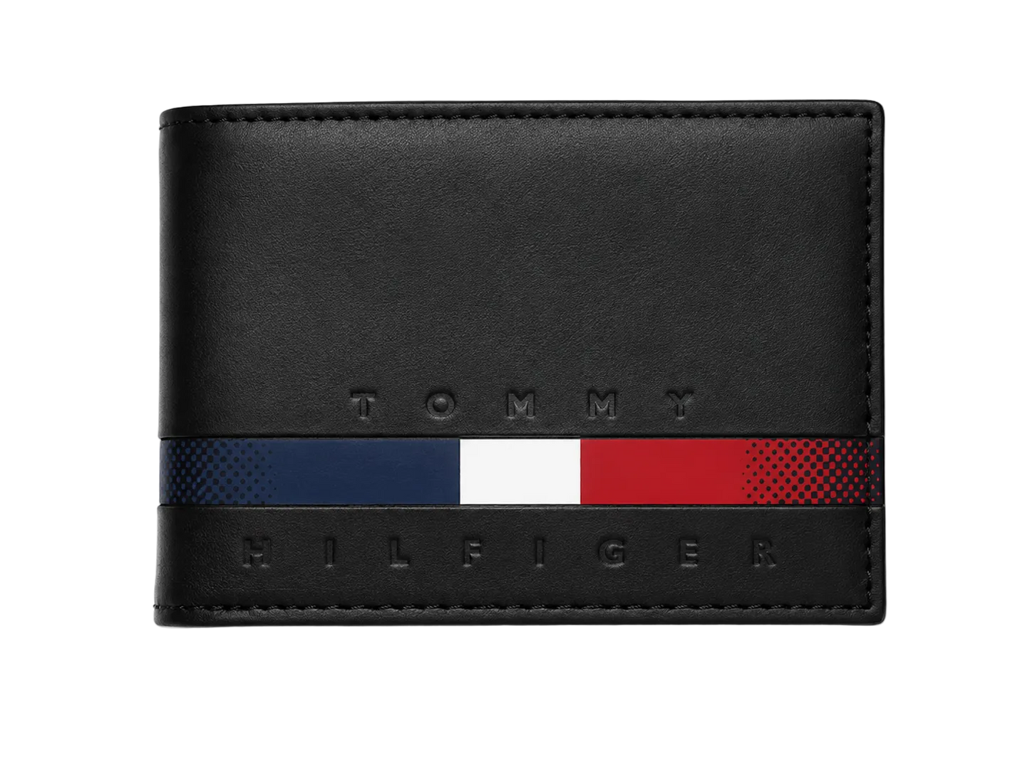 Billetera Tommy Stripe Black