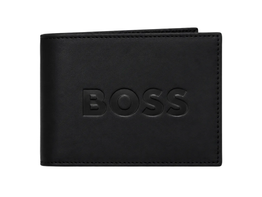 Billetera Boss Embossed Black
