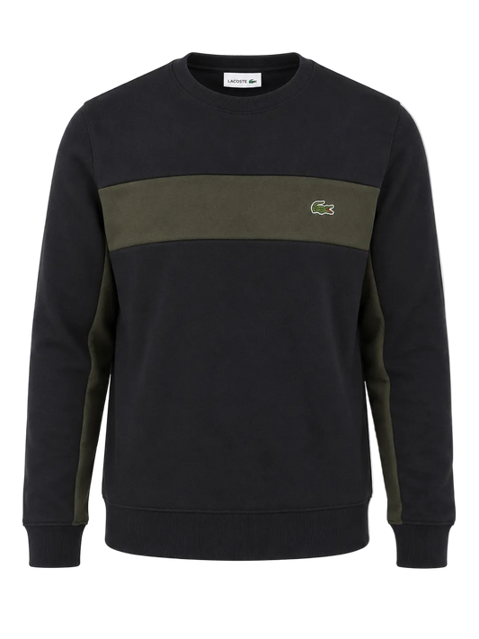 Buzo Lacoste Sport Negro/Verde