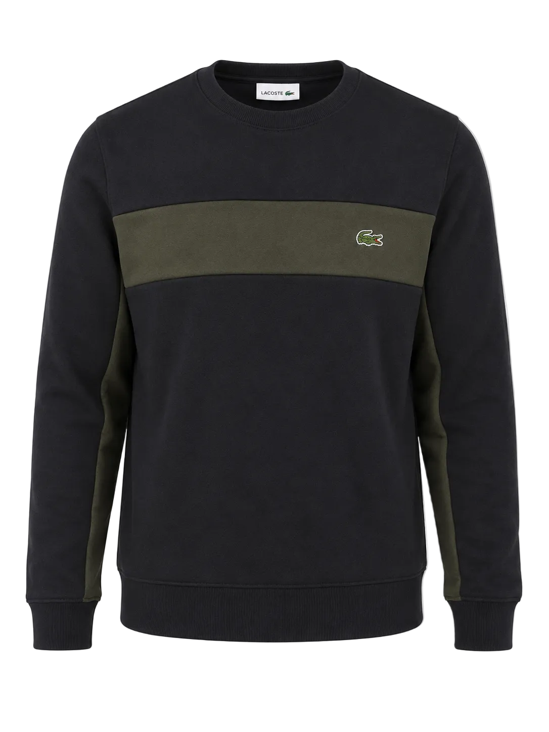 Buzo Lacoste Sport Negro/Verde