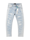 Jean Purple Ice Lettering