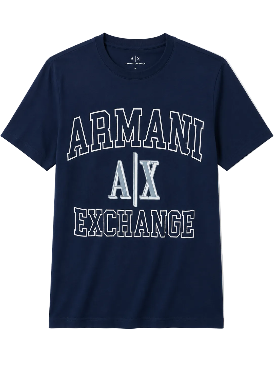 Remera Armani Exchange Varsity Azul