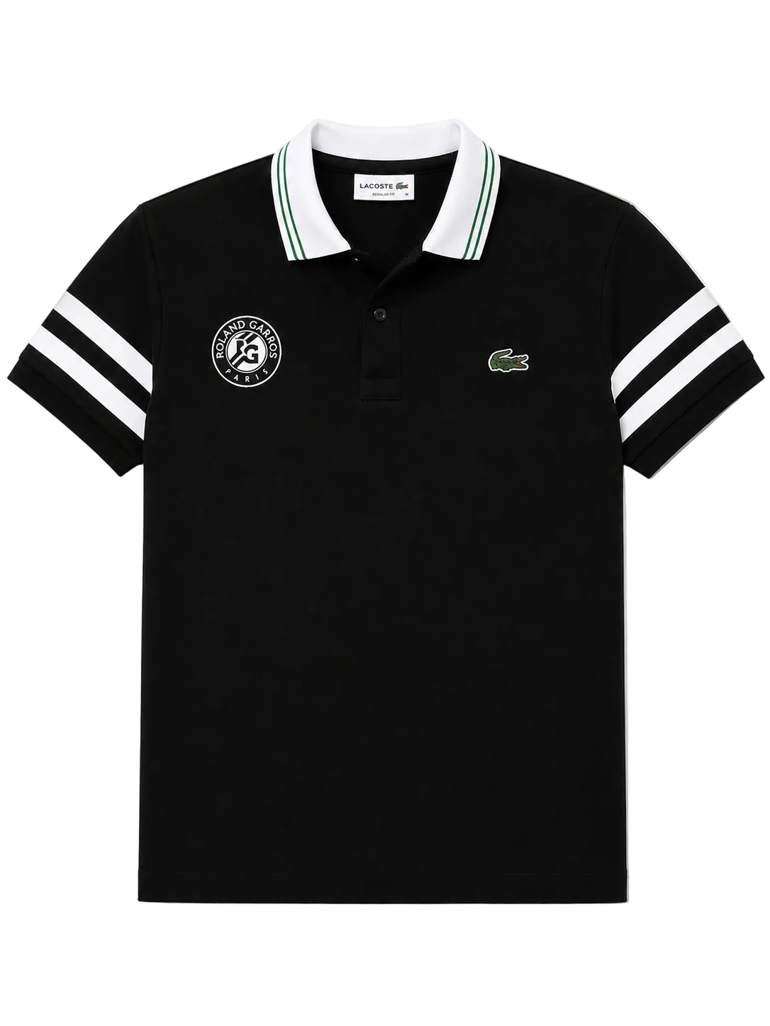 Chomba Lacoste Roland Garros Negra