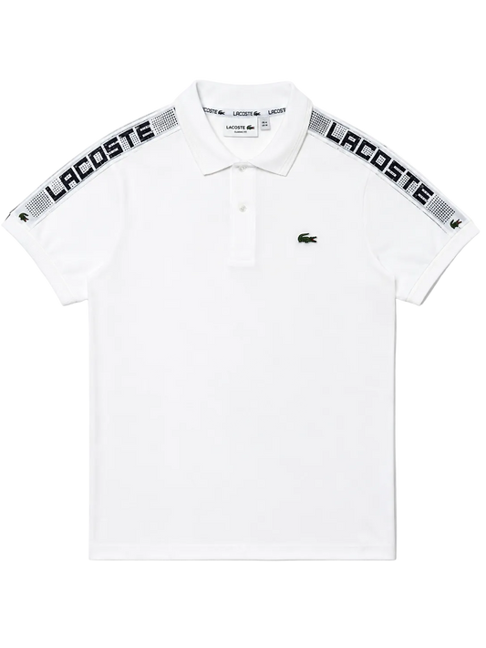 Chomba Lacoste Shoulder Tape – Blanca