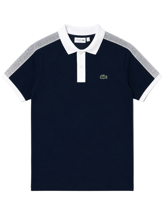 Chomba Lacoste Sport Stripe Azul Marino