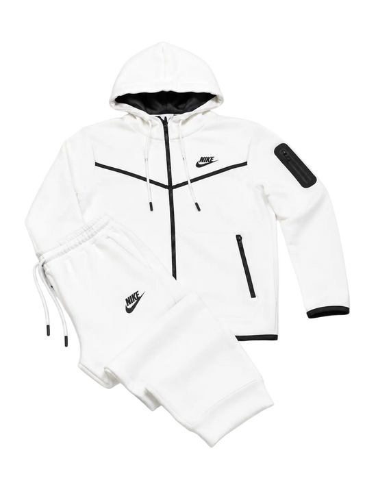 Conjunto Nike Tech Fleece White