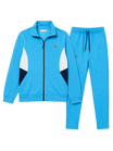 Conjunto Lacoste Sport Tricolor Celeste