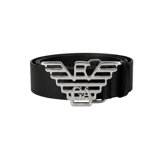 Cinturón Emporio Armani Águila PLATEADO