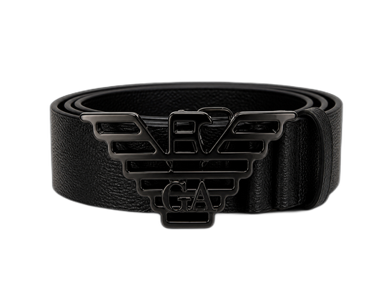 Cinturón Emporio Armani Águila NEGRO