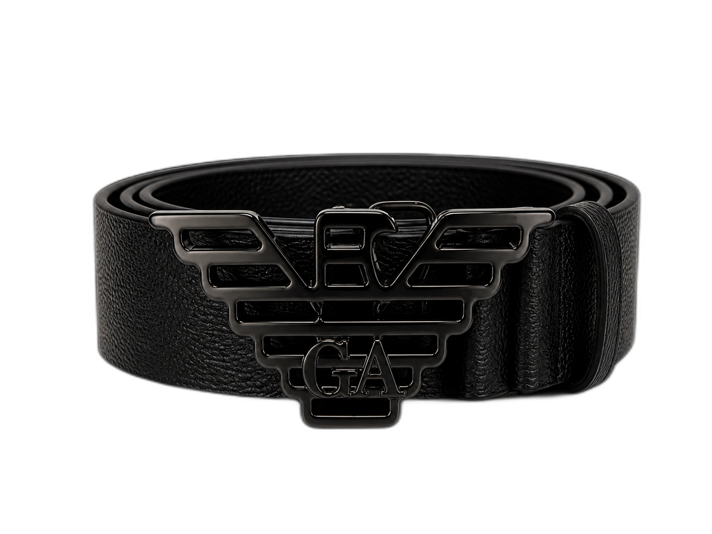 Cinturón Emporio Armani Águila NEGRO